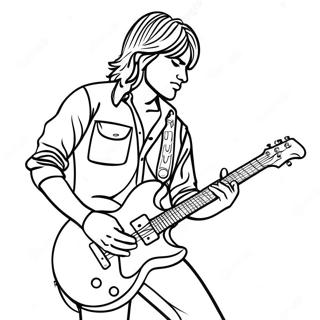 Pagina Da Colorare Rock Star Sul Palco 111580-47913