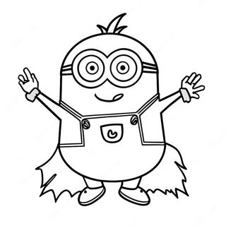 Minion Di Halloween Pagine Da Colorare