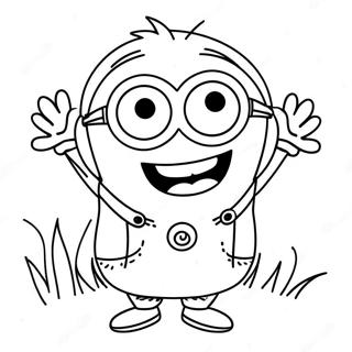 Pagina Da Colorare Minion Spaventoso Di Halloween 111628-47943