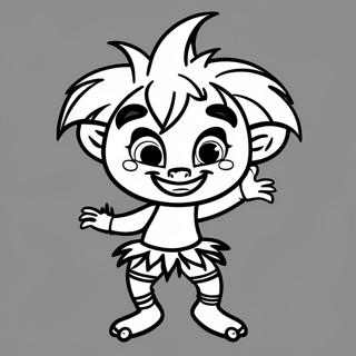 Pagina Da Colorare Viva Trolls Carini Che Ballano 111909-48161