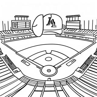 Pagina Da Colorare Dello Stadio Di Baseball Dei Dodgers 112170-48376