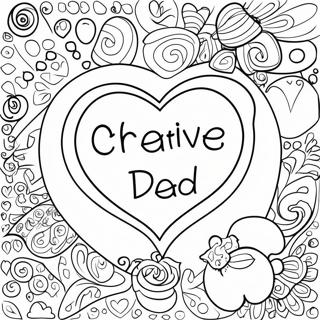 Pagina Da Colorare Del Papa Creativo Per San Valentino 112398-48556