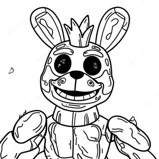 Pagina Da Colorare Di Springtrap Con Occhi Luminosi 112550-48669