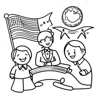 Pagina Da Colorare Della Costituzione Per Bambini 112651-48745