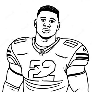 Saquon Barkley Pagine Da Colorare