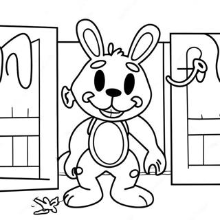 Pagina Da Colorare Di Bonnie Appassita In Una Casa Infestata 112937-48975