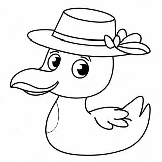 Pagina Da Colorare Di Unoca Divertente Con Un Cappello 113013 49147