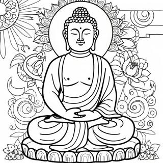 Pagina Da Colorare Di Buddha 113216-49298