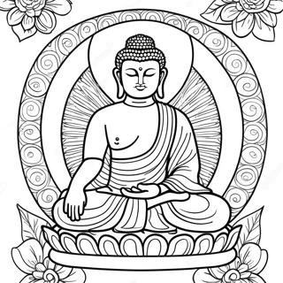 Pagina Da Colorare Di Buddha 113216-49300