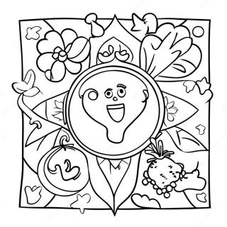 Pagina Da Colorare Personaggi Festivi Loteria 113271-49352