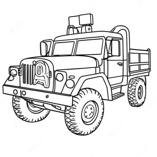 Pagina Da Colorare Camion Militare Dellesercito 113346-49402