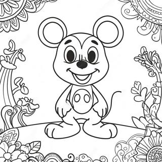 Pagina Da Colorare Disney Psichedelica 113370-49418