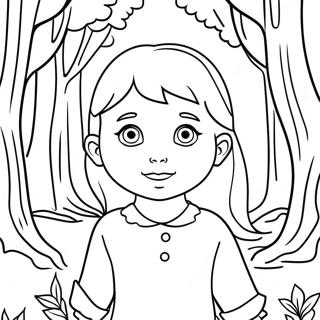Sophie Nella Foresta Incantata Pagina Da Colorare 113423-49464