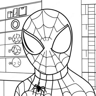 Personaggio Di Spiderman Among Us Pagina Da Colorare 113449-49481