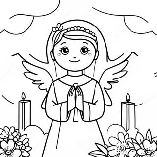 Pagina Da Colorare Della Celebrazione Della Prima Comunione 113913-49844
