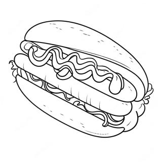 Pagina Da Colorare Del Hot Dog 114015-49918