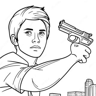 Pagina Da Colorare Il Momento Eroico Di Johnny Cade 114894 50615