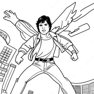 Pagina Da Colorare Il Momento Eroico Di Johnny Cade 114894 50616