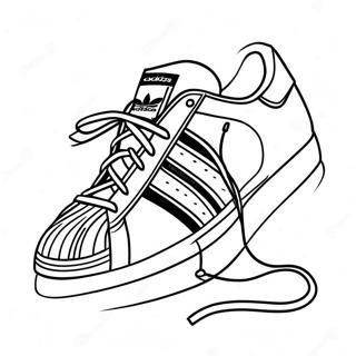 Pagina Da Colorare Delle Sneakers Adidas Superstar 115045-50721