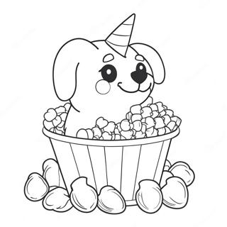 Puppycorn Pagine Da Colorare