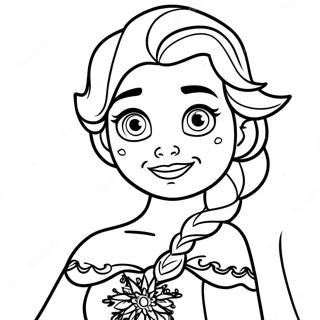 Elsa Frozen 2 Mostrati Coloring Page 115121-50780