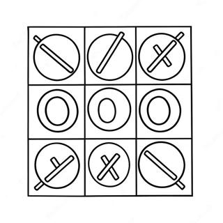 Colorare Il Gioco Del Tris Coloring Page 115147-50797