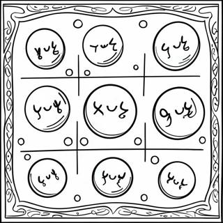 Colorare Il Gioco Del Tris Coloring Page 115147-50798