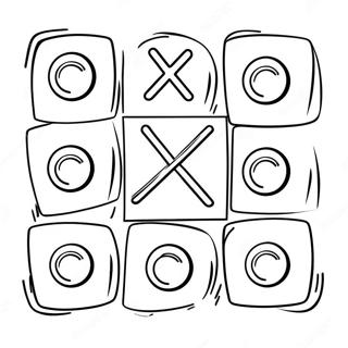 Divertente Gioco Del Tris Coloring Page 115148-50801