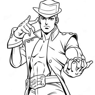 Lavventura Bizzarra Di Jojo Coloring Page 115173-50819