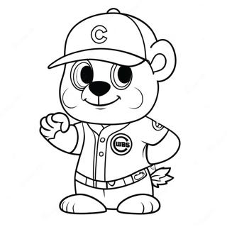 Pagina Da Colorare Del Tenero Mascotte Dei Chicago Cubs 115226-50861