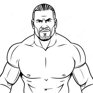 Pagina Da Colorare Della Wwe 115251-50880