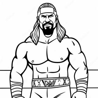 Pagina Da Colorare Dei Vibranti Supereroi Della Wwe 115255 50896