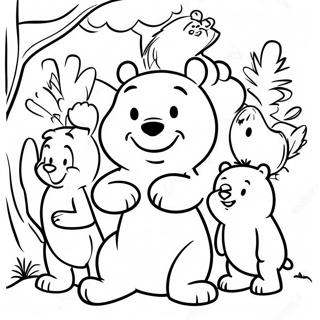 Winnie The Pooh E Amici Disegno Da Colorare 11527-426