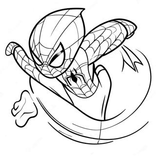 Spiderman Sonic Pagine Da Colorare