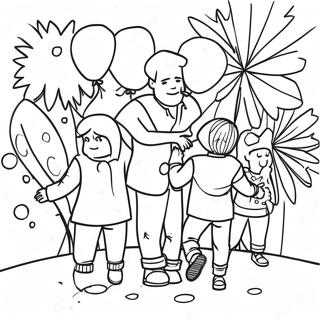 Pagina Da Colorare Per La Celebrazione Del Ritorno A Casa 115484-51058