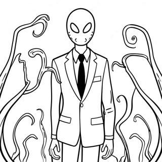 Pagina Da Colorare Di Slenderman Con Tentacoli 115768-51285