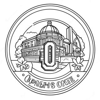 Pagina Da Colorare Del Logo Dellohio State 115895-51380