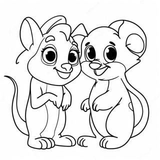 Pagina Da Colorare Con Animali Disney Incantevoli 116001-51470