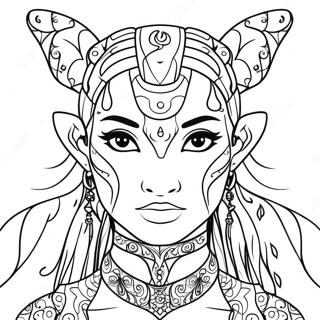 Pagina Da Colorare Di Creature Bellissime Di Avatar 116155-51587