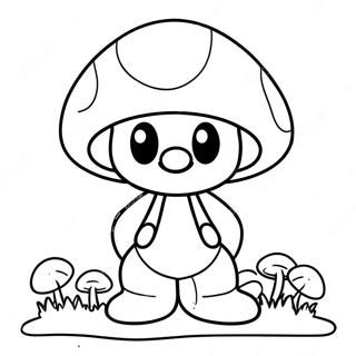 Pagina Da Colorare Del Funghi Di Mario 116490-51839