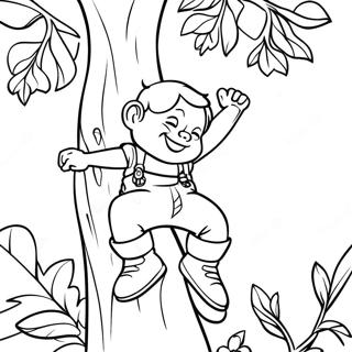 Pagina Da Colorare Di Jack Che Scala Il Fagiolo 116594 52095