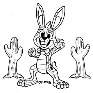 Pagina Da Colorare Di Nightmare Bonnie 116616-52102