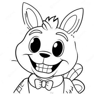 Pagina Da Colorare Di Nightmare Bonnie Da Cartone Animato 116619-52115