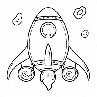 Nave Spaziale Pagine da Colorare