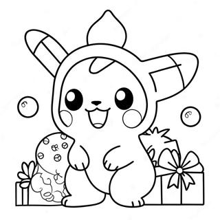 Pagina Da Colorare Di Pokemon Di Natale 117055-52444