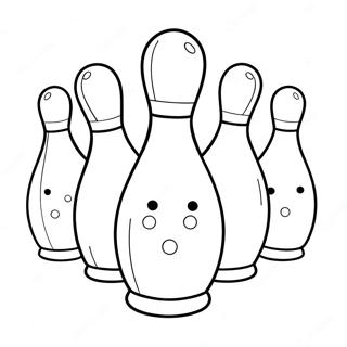 Birilli Da Bowling Colorati Disegno Da Colorare 117184-52537