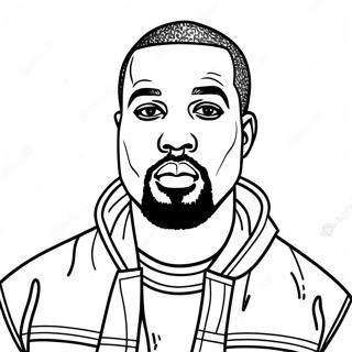Pagina Da Colorare Di Kanye West 117622-52871