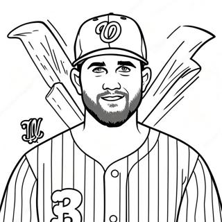 Bryce Harper Pagine Da Colorare