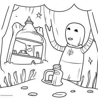 Pagina Da Colorare Del Mondo Fantastico Di Little Nightmares 117910 53106