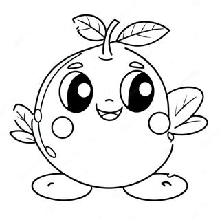 Pagina Da Colorare Degli Amici Mirtilli In Stile Cartone Animato 117936 53126